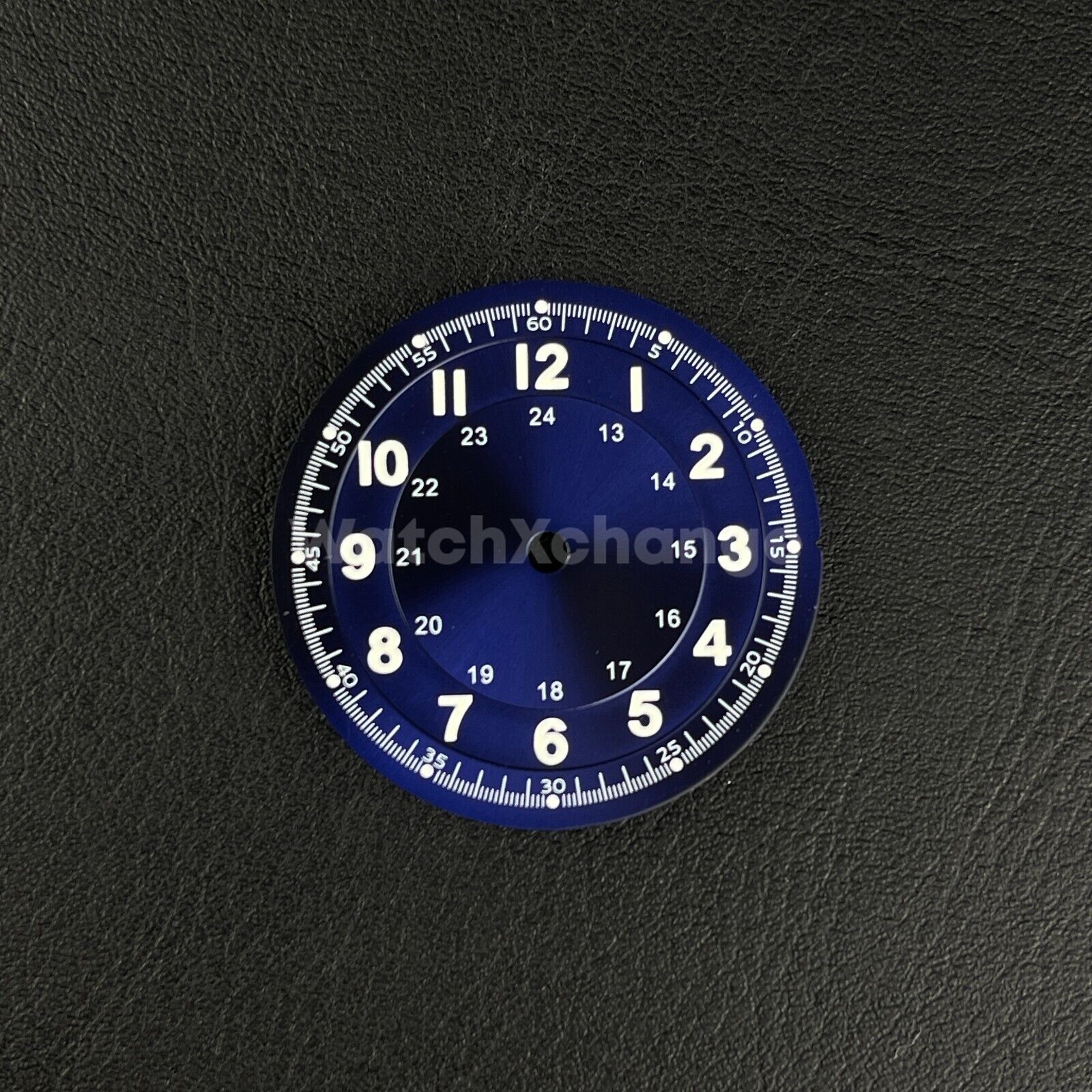 29mm Blue Watch Dial w/Green Luminous Replacement for NH35 Watch Movement Parts