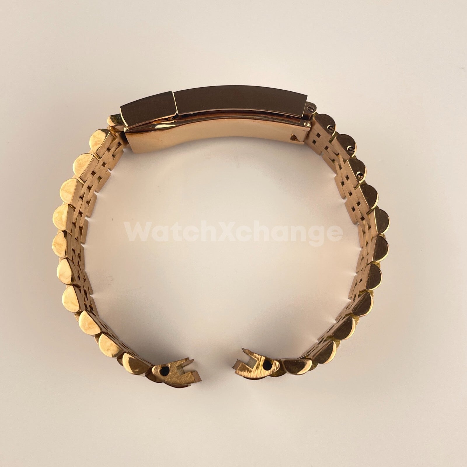 20mm Rose Gold Jubilee Strap Watchband Bracelet For Rolex Sub GMT