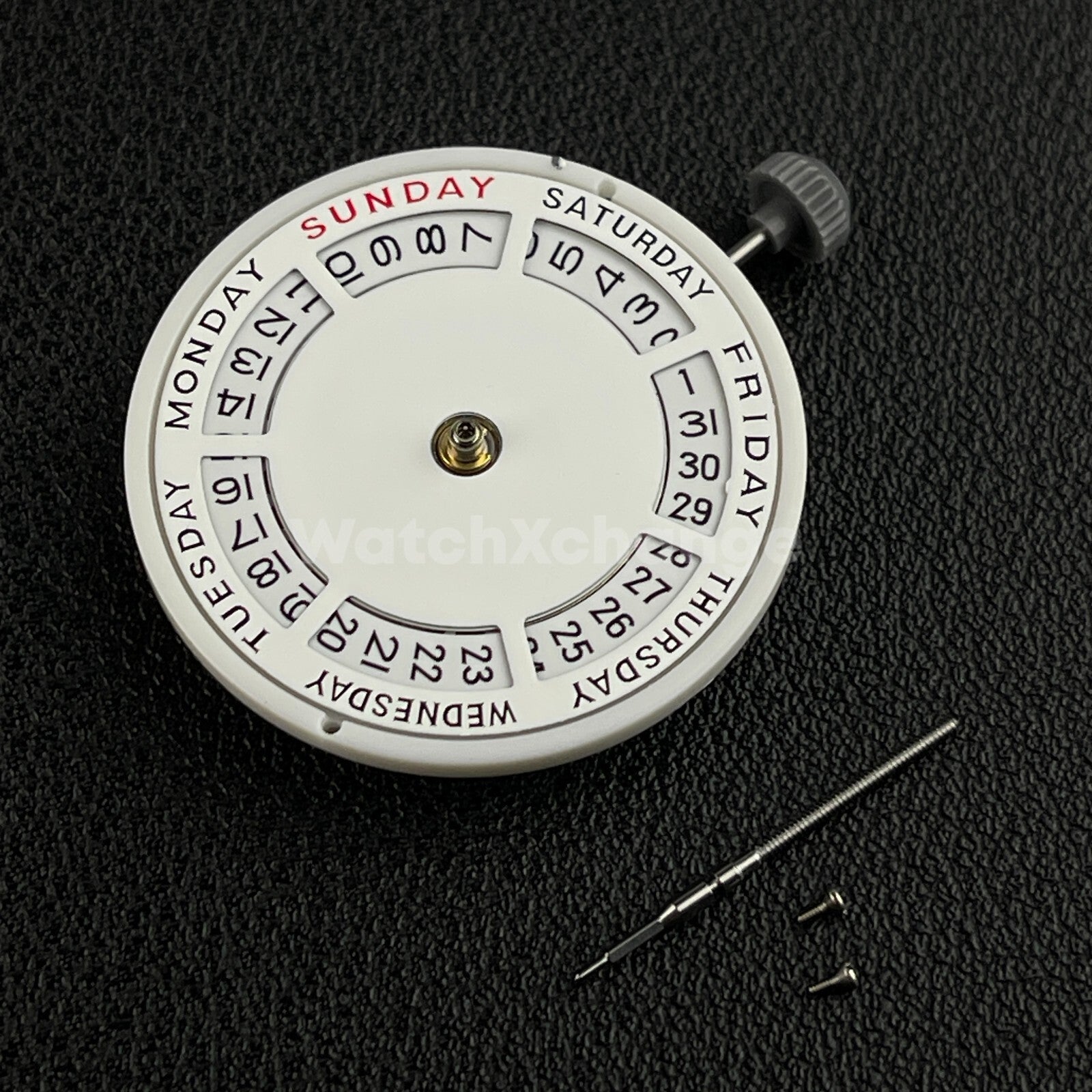Miyota 8285 Movement Dual Calendar White Machine Mechanical Movement Watch Part