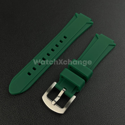 Green Rubber Watch Band Strap For Timex Tide Compass T2N721 T2N720 TW2V22200