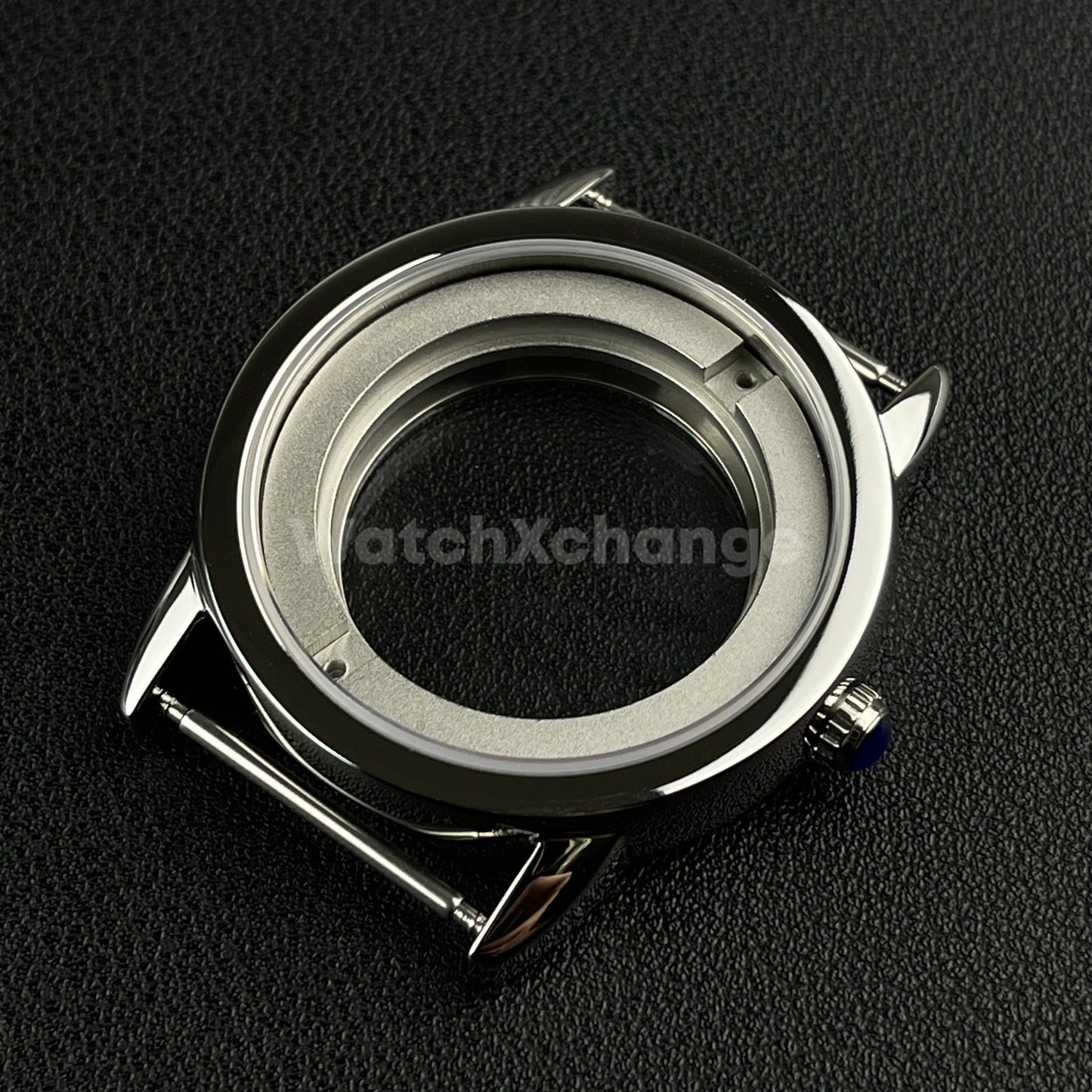 Sapphire Crystal 42mm Stainless Steel Watch Case For ETA 2824 PT5000 Movement