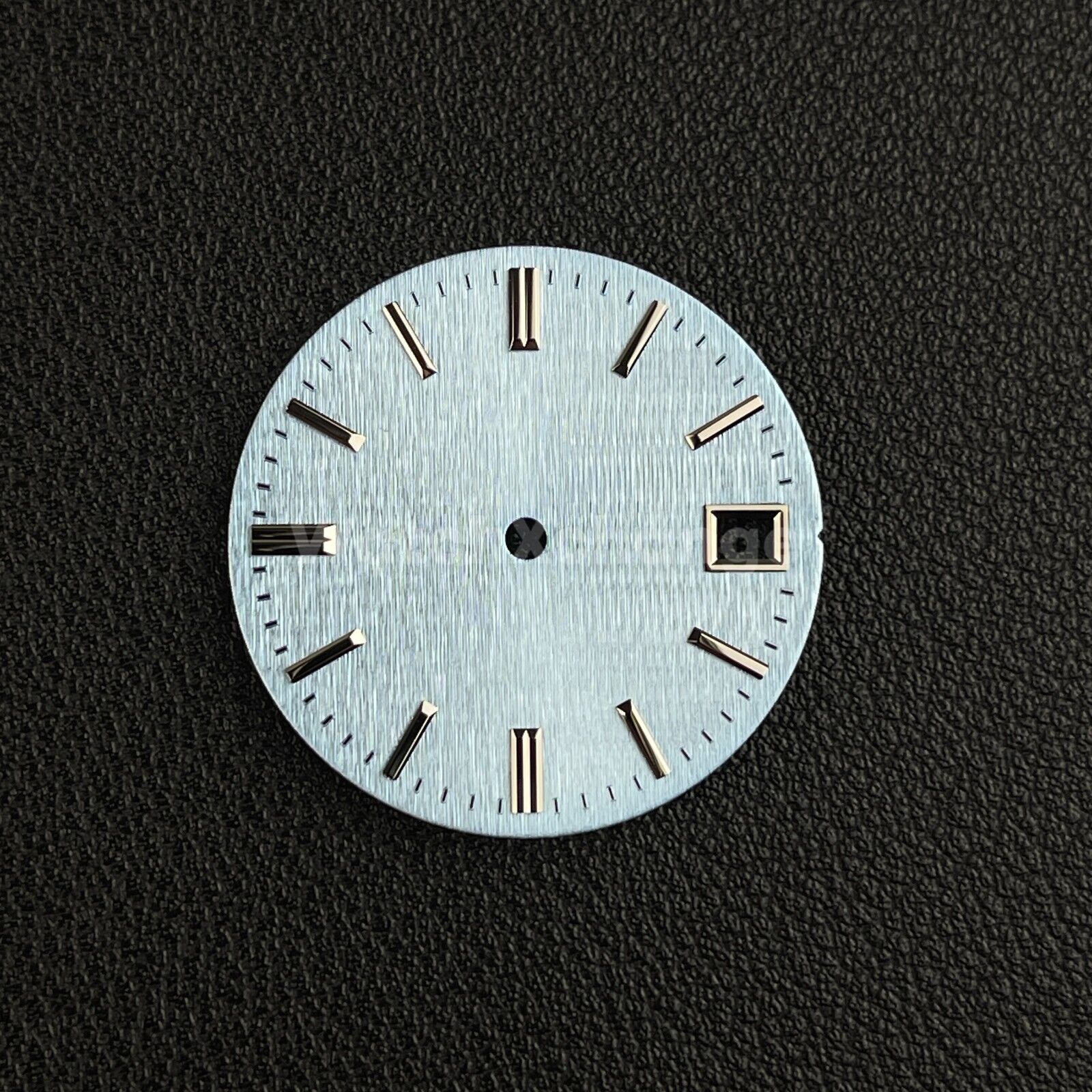 28.5mm Light Blue Vertical Line Texture Watch Dial for SEIKO NH35 NH36 Movement