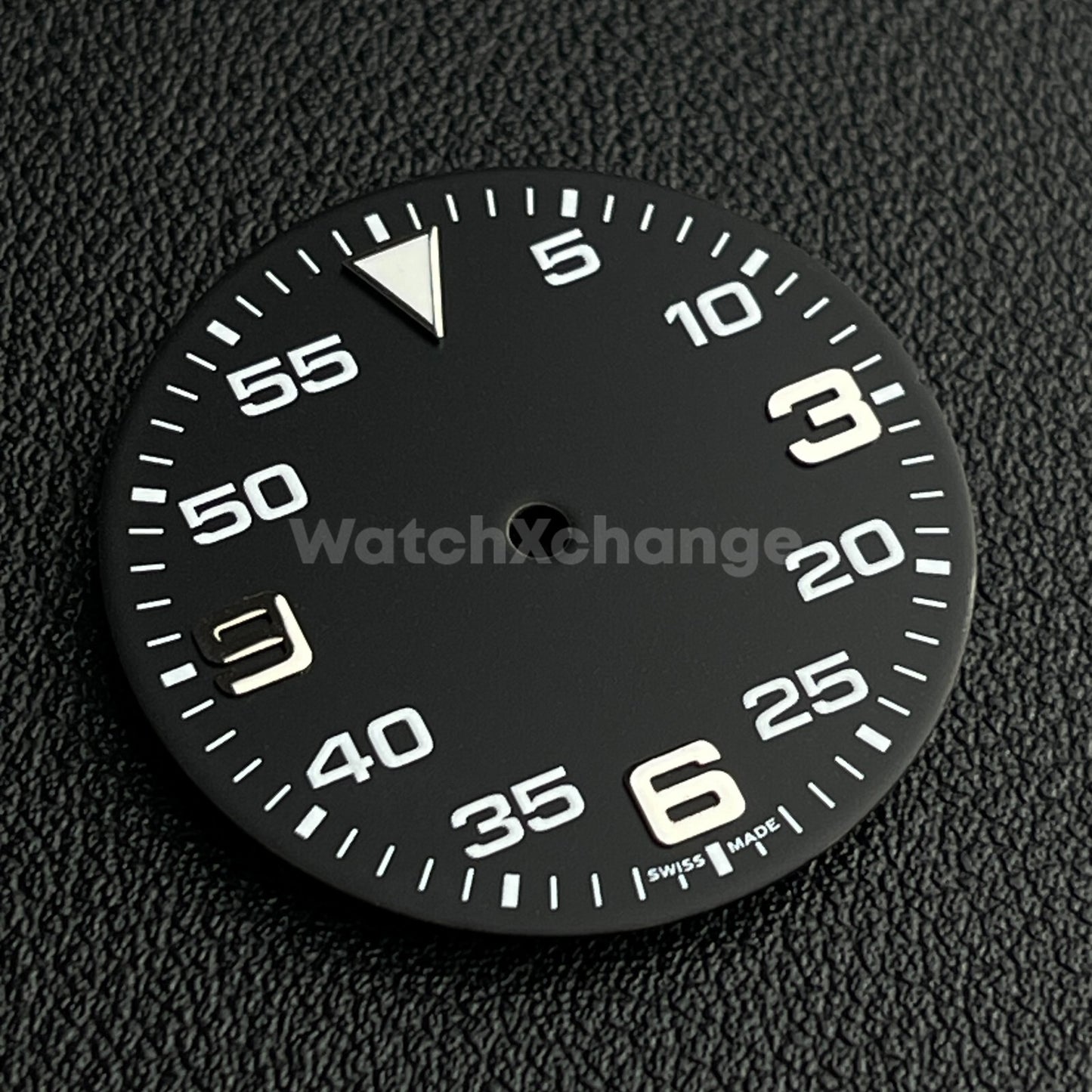 28.5mm Black & Silver Watch Dial for SEIKO NH35 NH36 Movement
