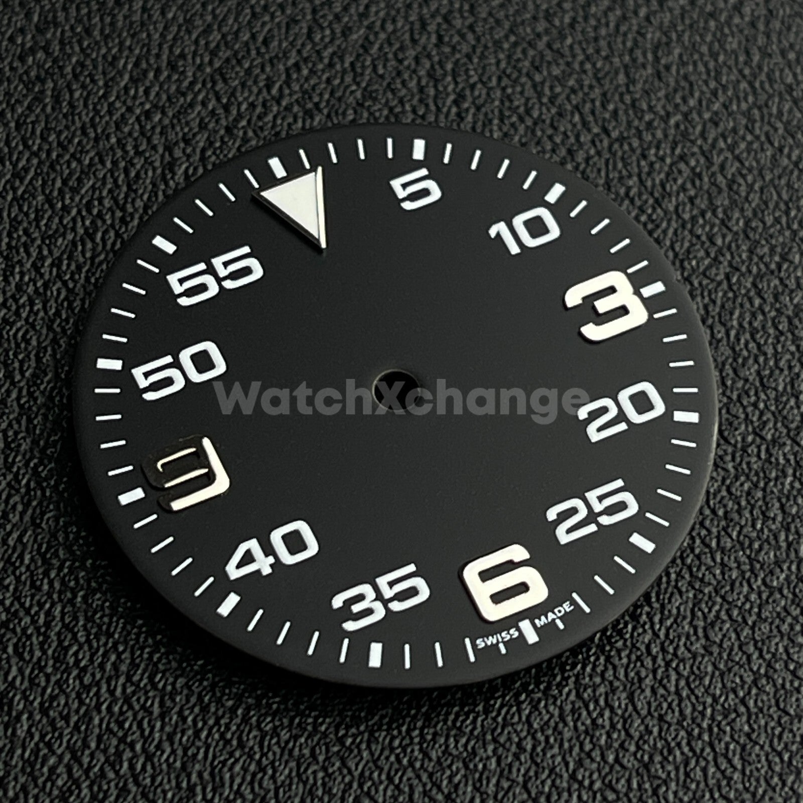 28.5mm Black & Silver Watch Dial for SEIKO NH35 NH36 Movement