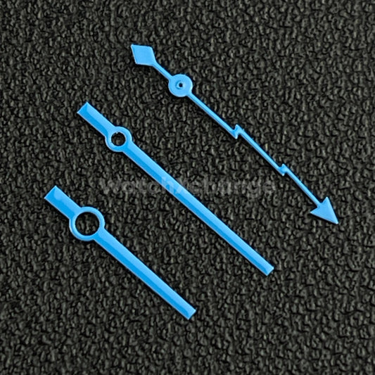 Sky Light Blue Lightning Strike Watch Hands For SEIKO NH35/36 Movements