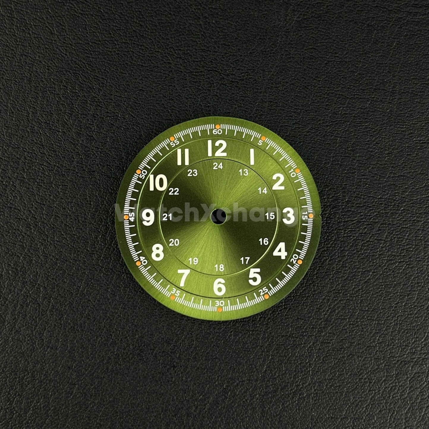 29mm Green Watch Dial w/Green Luminous Replacement for NH35 Watch Movement Parts