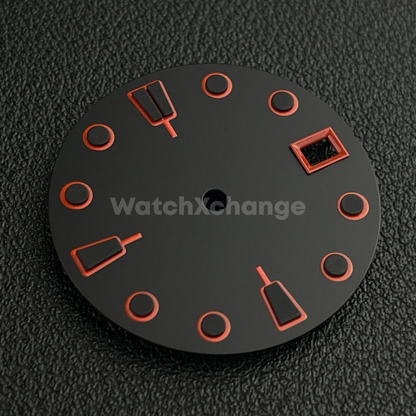 28.5mm Black & Red Watch Dial Face for SEIKO NH35 Movement