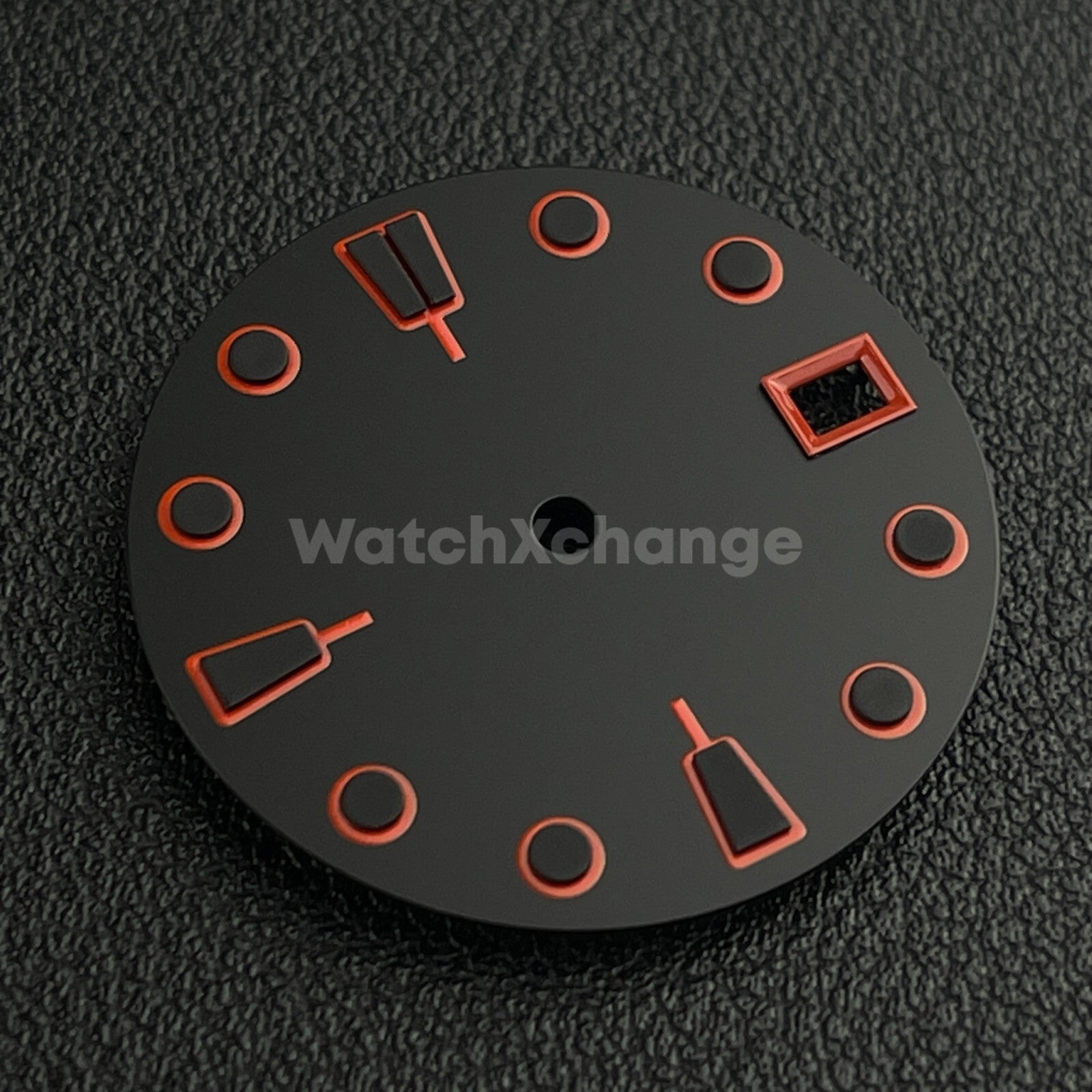 28.5mm Black & Red Watch Dial Face for SEIKO NH35 Movement