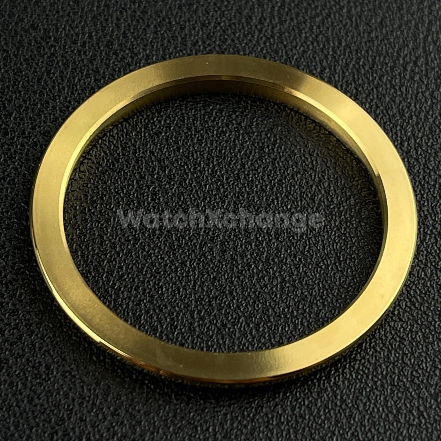 Gold Curved Polished Stainless Steel Watch Bezel Insert Ring 36mm 39mm