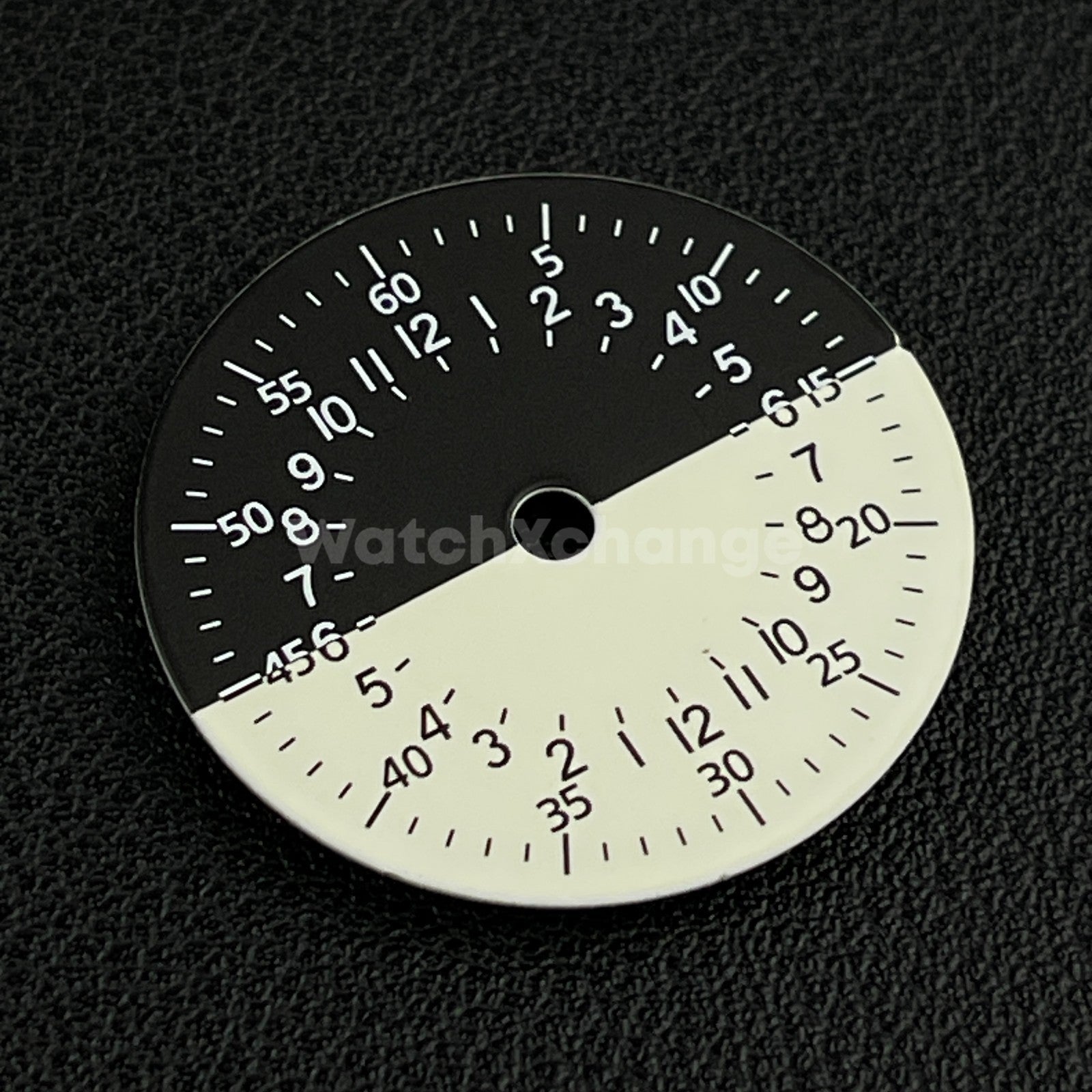 29mm Black & Cream Pilot Watch Dial Replacement for NH34 Watch Movement Parts