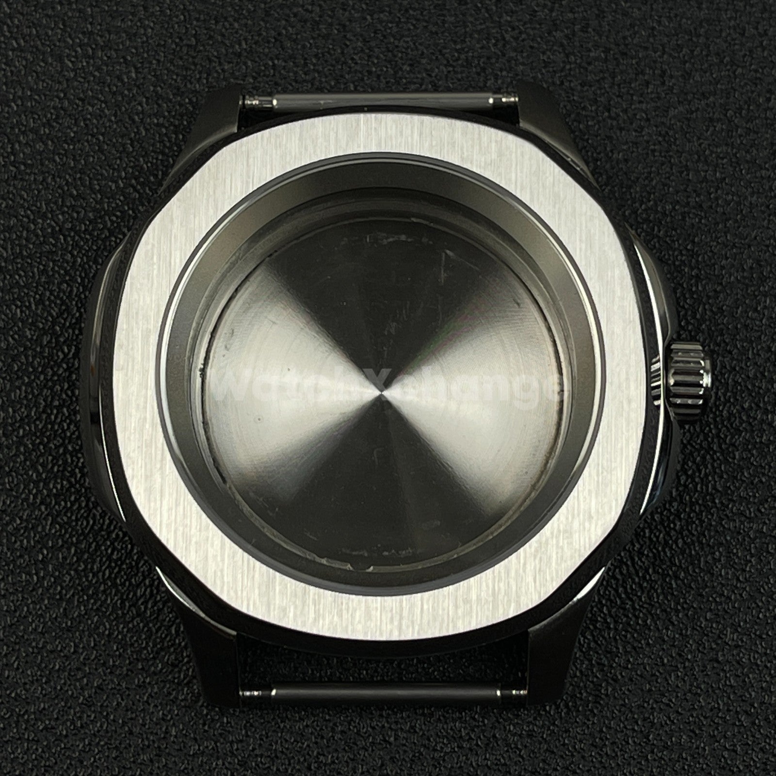 42mm Silver Stainless Steel Watch Case For NH35 NH36