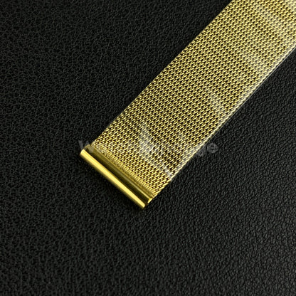 Gold Milanese Mesh Watch Strap Band Stainless Steel Metal 6mm - 18mm