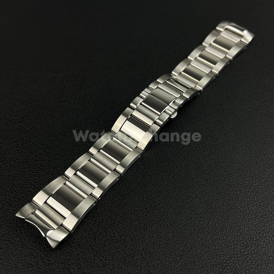 23mm Silver Stainless Steel Watch Band Strap For Cartier Calibre W7100015