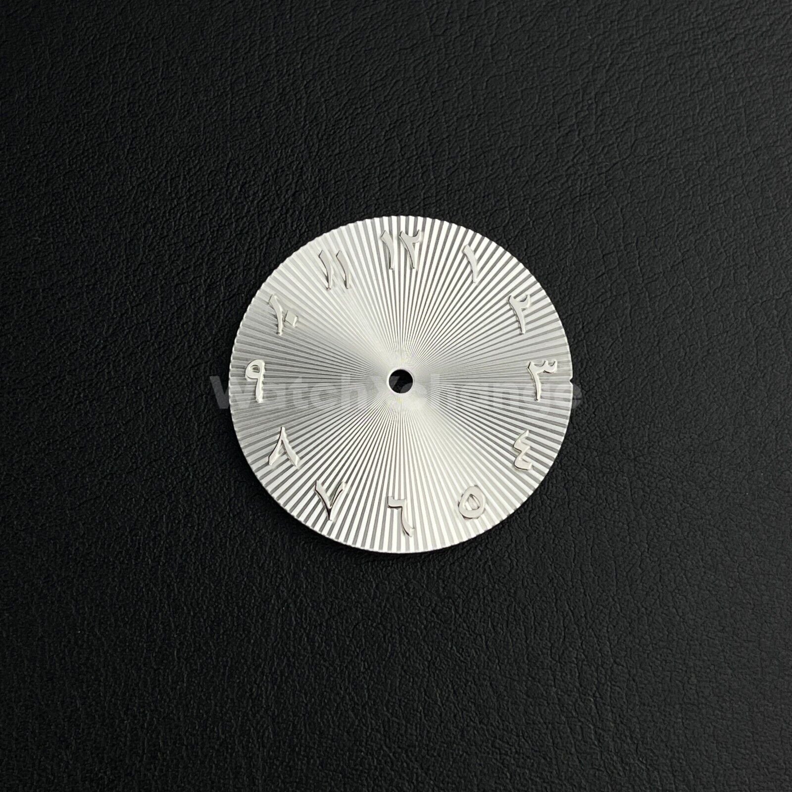 28.5mm Silver Arabic Watch Dial NH35 NH36 Movement Professional