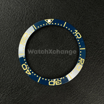 Blue Ceramic bezel insert 38mm Rolex Seiko SKX SRPD