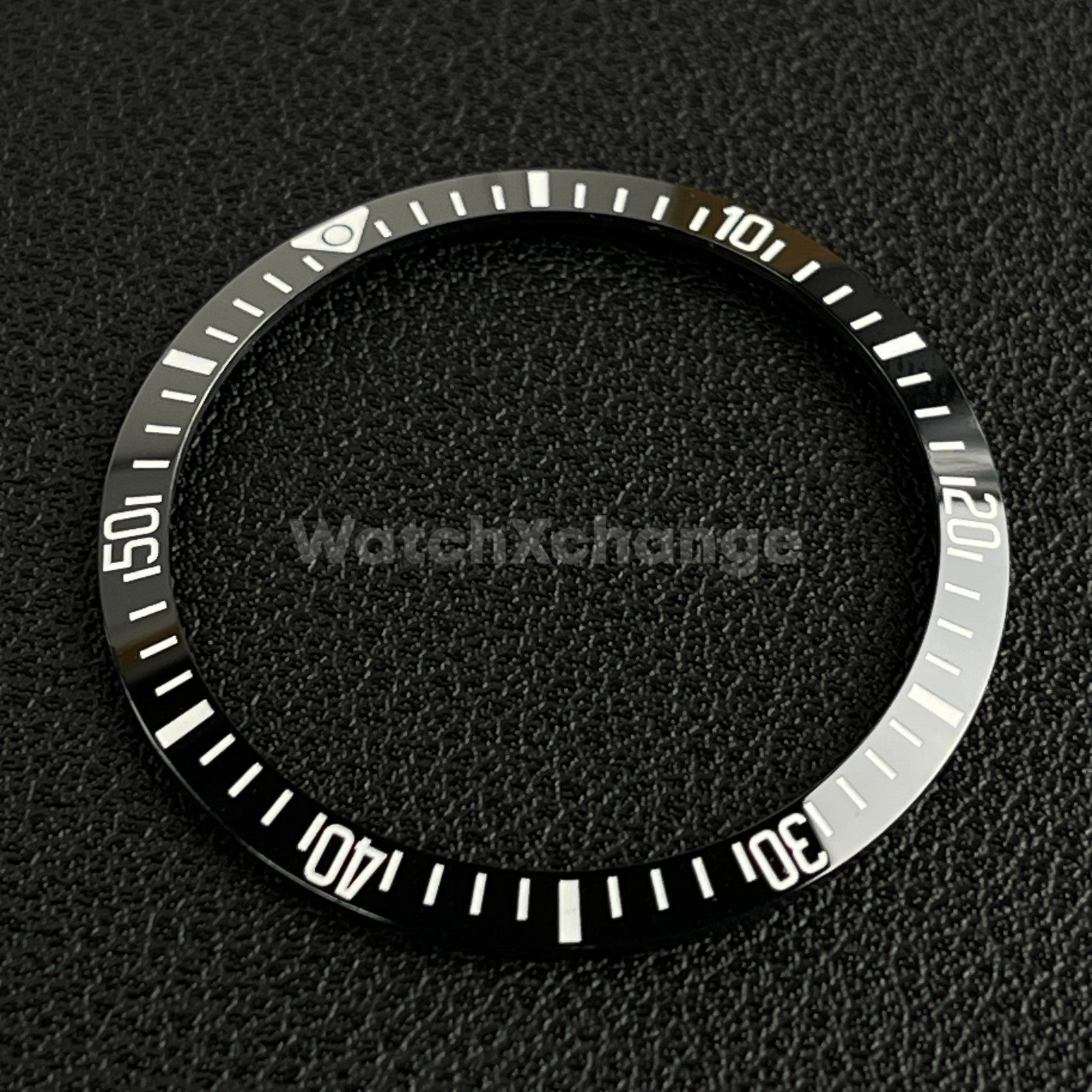 34mm Black & White Ceramic SUB Bezel Insert For Seiko Rolex Tudor Divers Watch