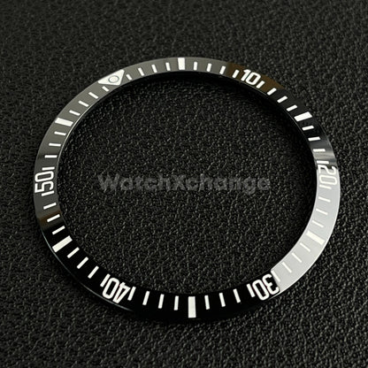 34mm Black & White Ceramic SUB Bezel Insert For Seiko Rolex Tudor Divers Watch