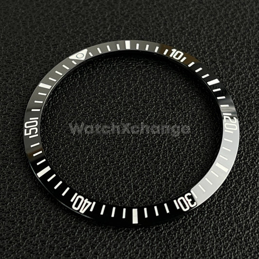 34mm Black & White Ceramic SUB Bezel Insert For Seiko Rolex Tudor Divers Watch