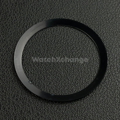 Black & Red GMT 36.5mm Sloped Aluminium Watch Bezel Insert for Rolex Seiko
