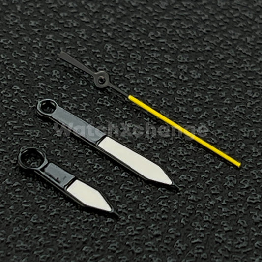 Black & Yellow Watch Hands For Seiko NH34 NH35 4R35 NH36 4R36 7S36