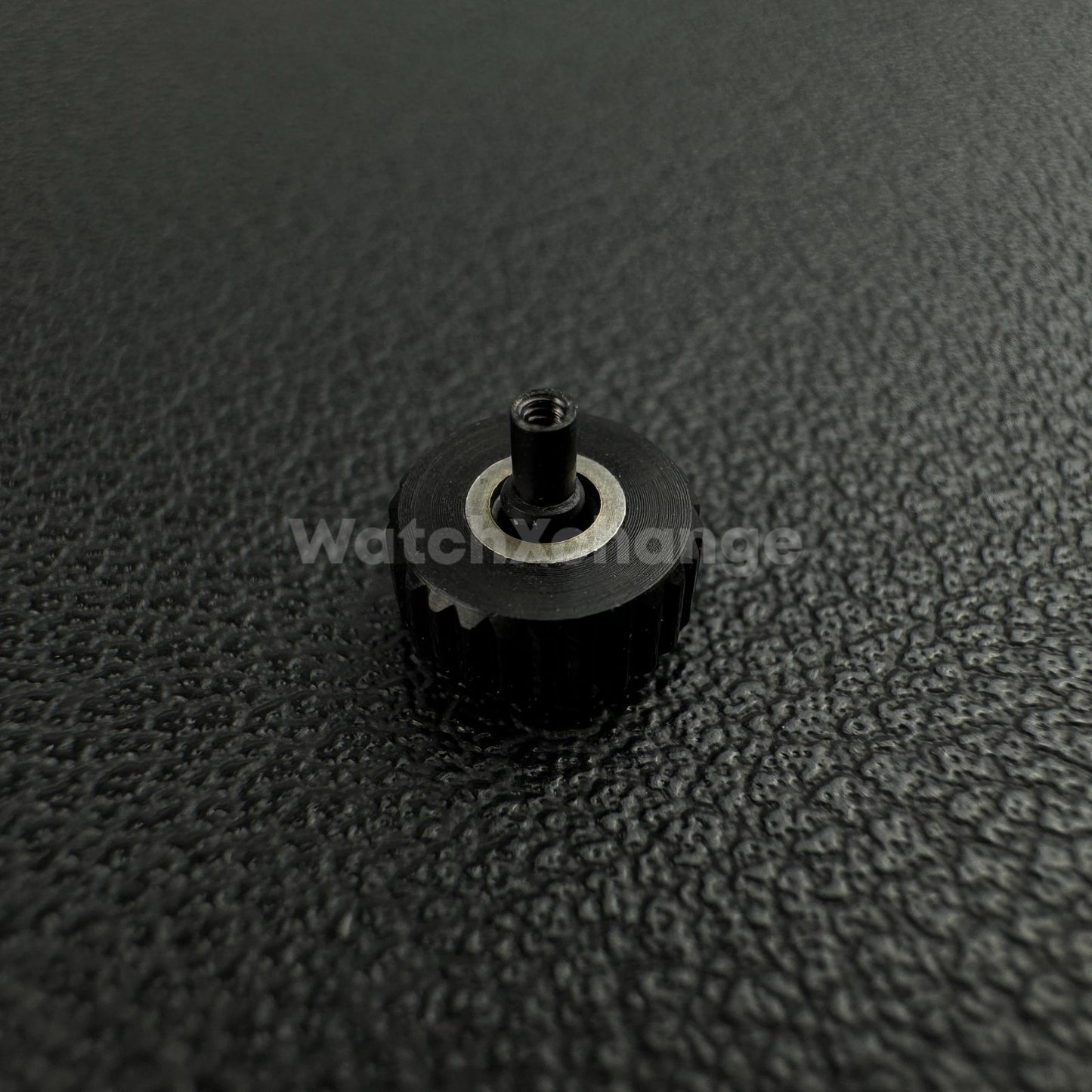 Black Long Tube Replacement Watch Crown 2mm 2.5mm Hole Diameter 3mm - 8mm Head