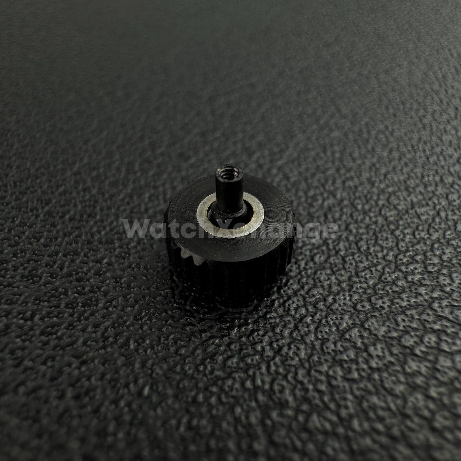 Black Long Tube Replacement Watch Crown 2mm 2.5mm Hole Diameter 3mm - 8mm Head