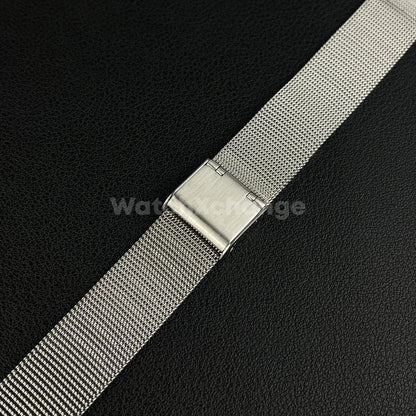 Silver Milanese Mesh Watch Strap Band Stainless Steel Metal 6mm - 18mm