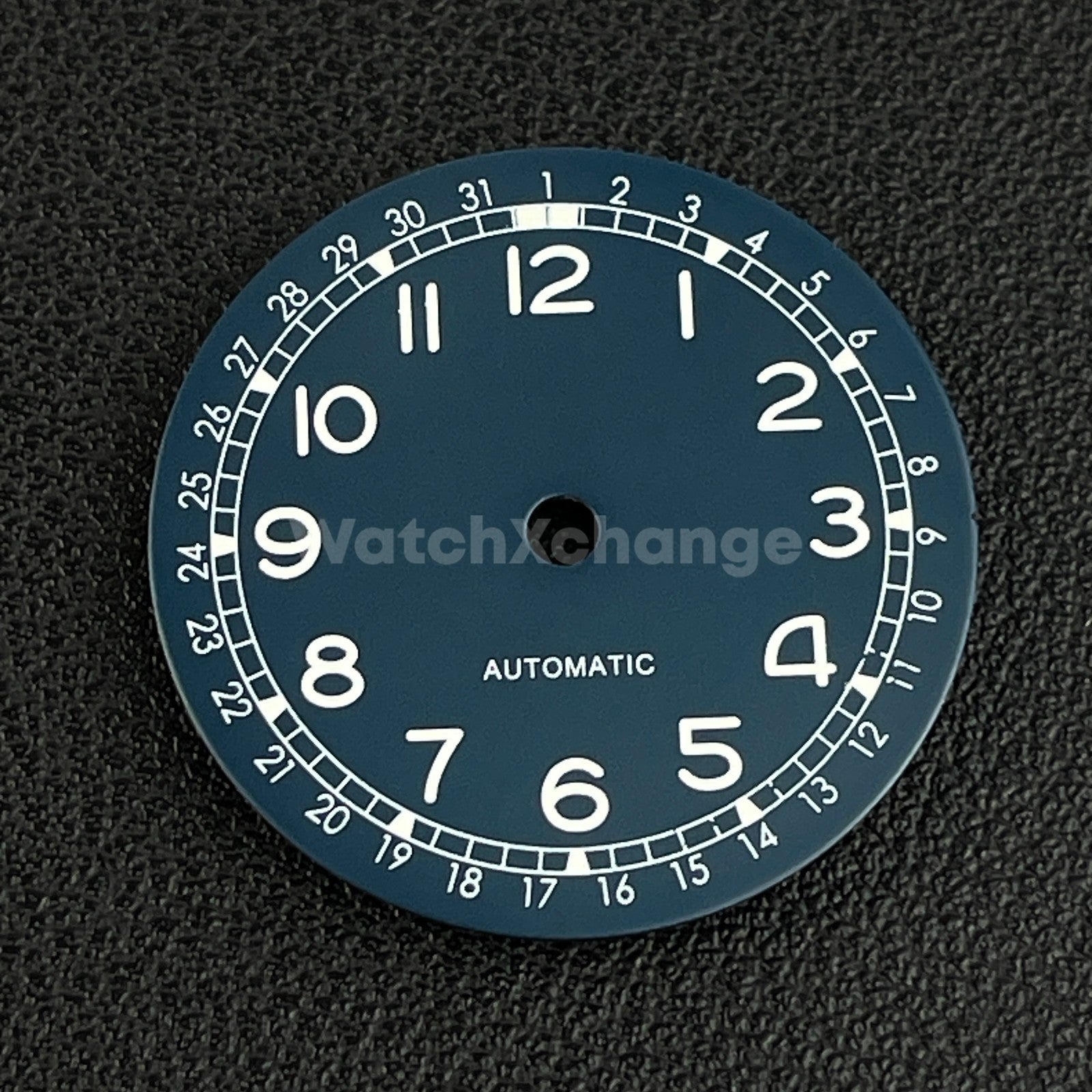 28.5mm Blue Pilot Field Watch Dial Replacement for NH35 Watch Movement Parts