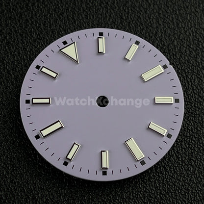 28.5mm Lilac Purple Watch Dial for SEIKO NH35 NH36 4R 7S Movement Parts