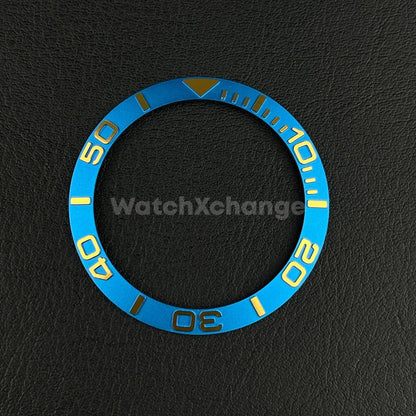 38mm Metal Aluminium Bezel insert For Divers Watch Rolex GMT Seiko SKX SRPD