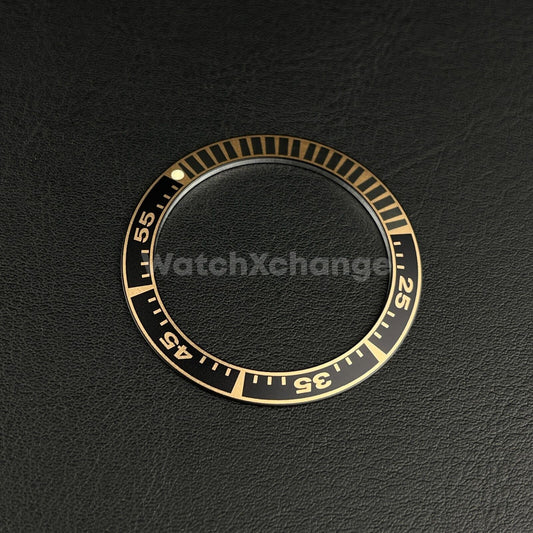 41mm Rose Gold Aluminium Bezel Insert Fits Seiko King Prospex Samurai SRPF