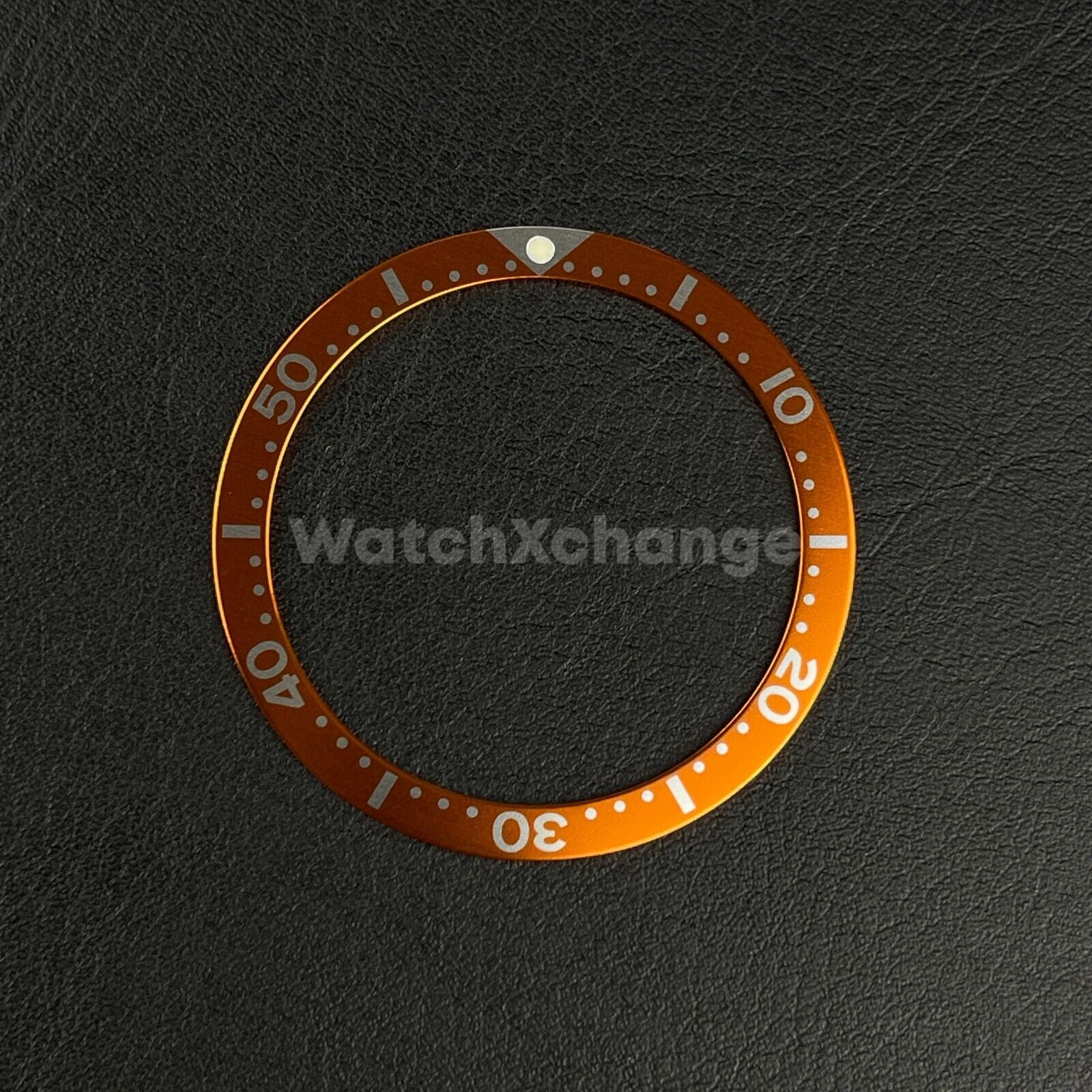 Orange 39mm Flat Aluminium Bezel Insert For Divers Watch Seiko Mod Turtle