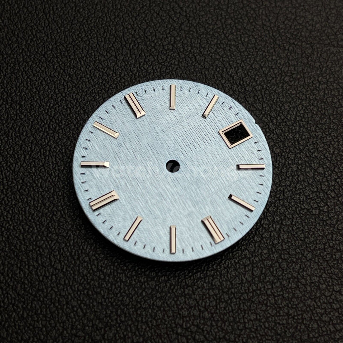 28.5mm Light Blue Vertical Line Texture Watch Dial for SEIKO NH35 NH36 Movement