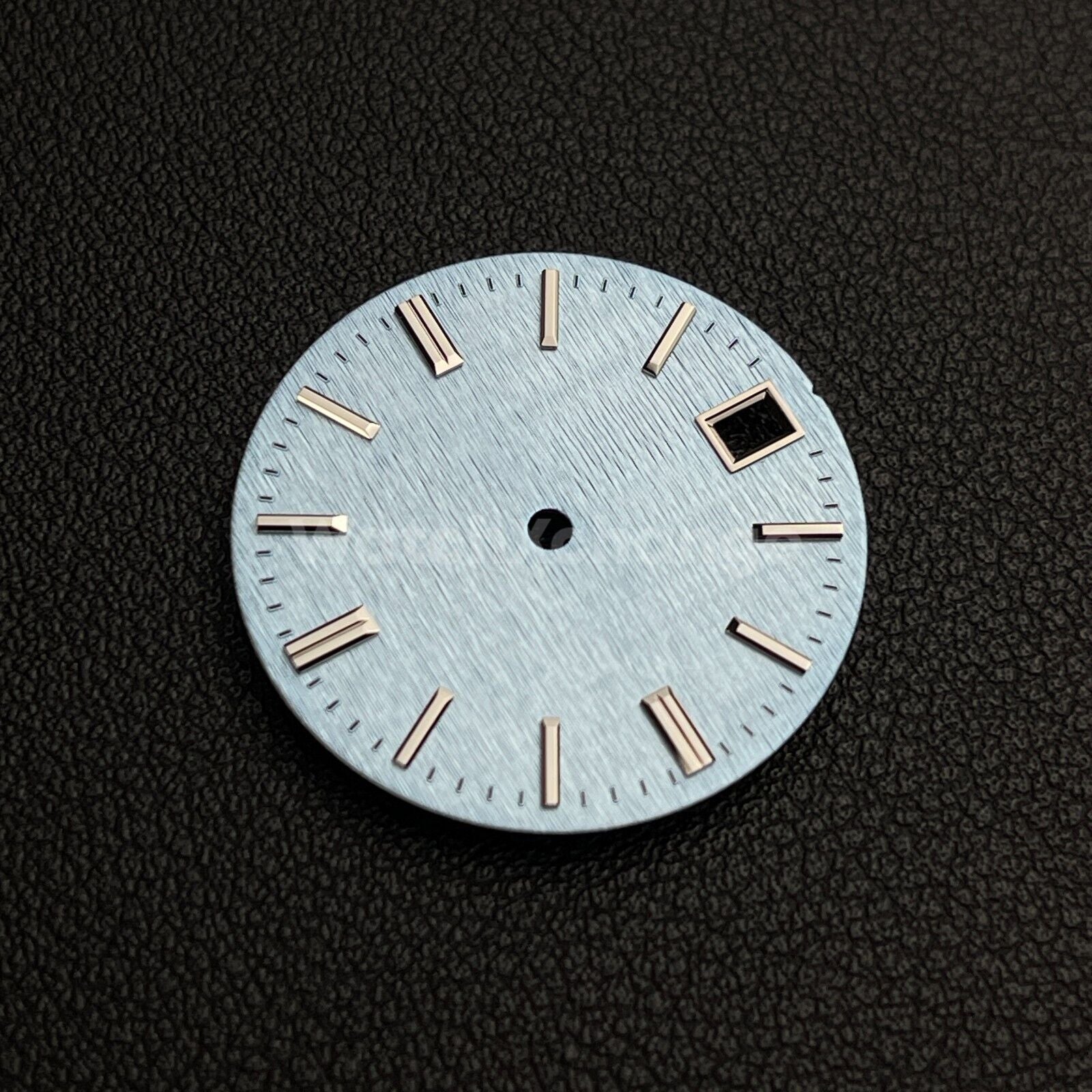 28.5mm Light Blue Vertical Line Texture Watch Dial for SEIKO NH35 NH36 Movement