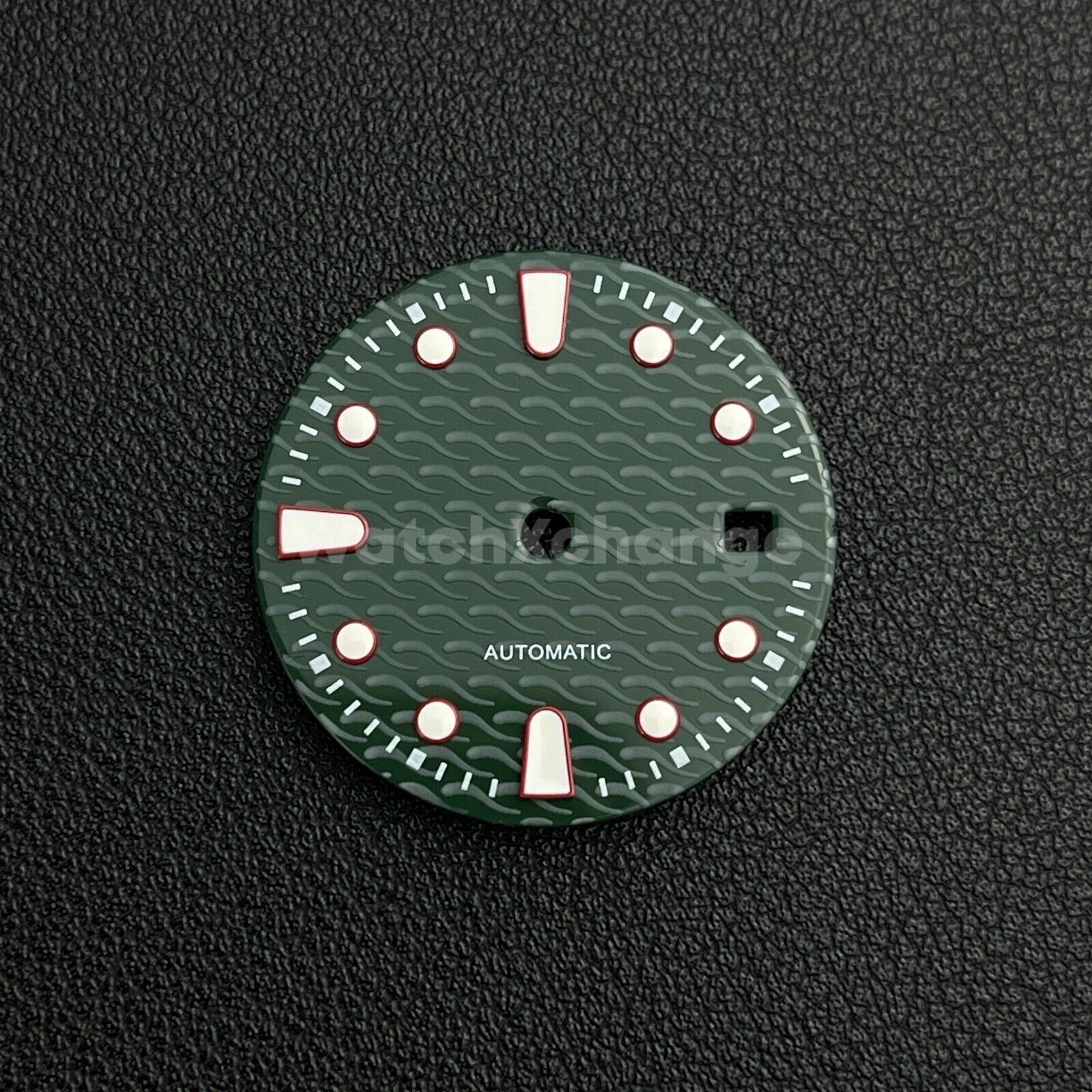 29mm Green Wave Wavy Texture Watch Dial for 2813 8215 8200 821A Movements