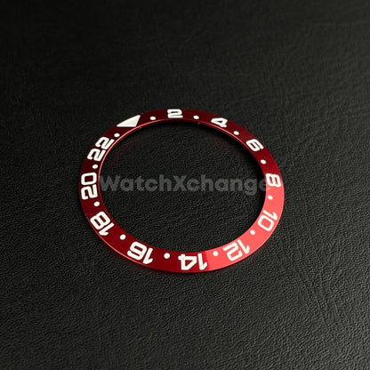 38mm Aluminium Bezel insert Red & White For Rolex Seiko SKX SRPD