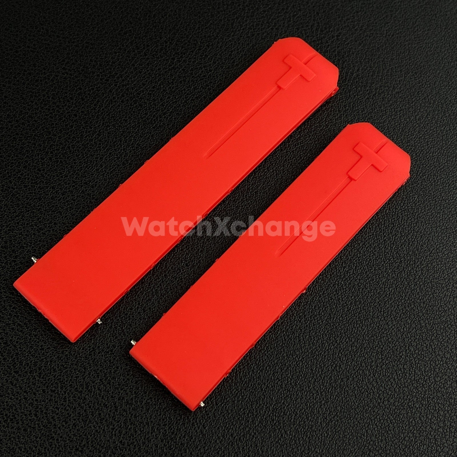 For T-TOUCH Watch TISSOT 20mm / 21mm Rubber Z353 Strap Band Clasp Buckle Red