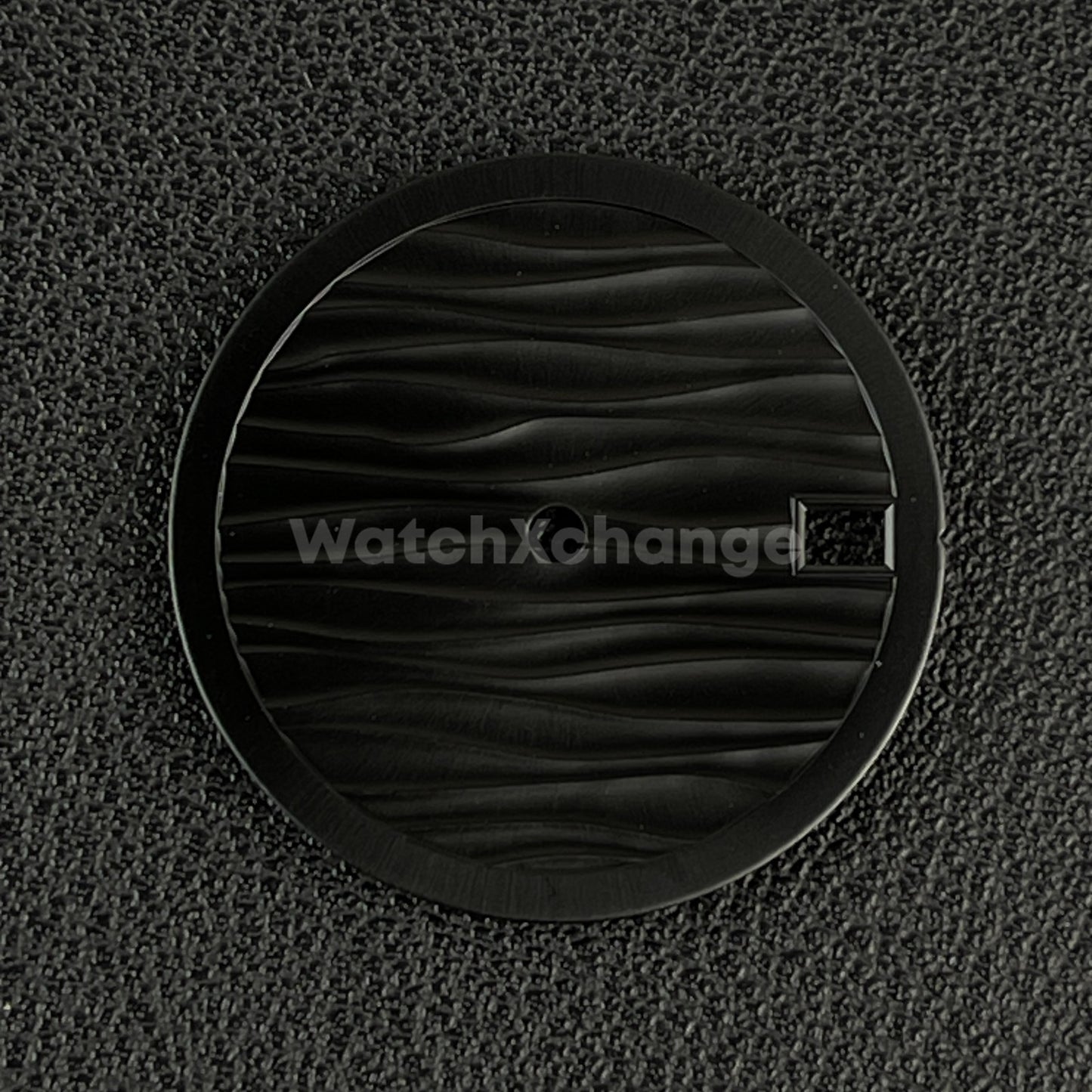 28.5mm Black Wave Texture Watch Dial Face for SEIKO NH35 NH36 Movements Parts