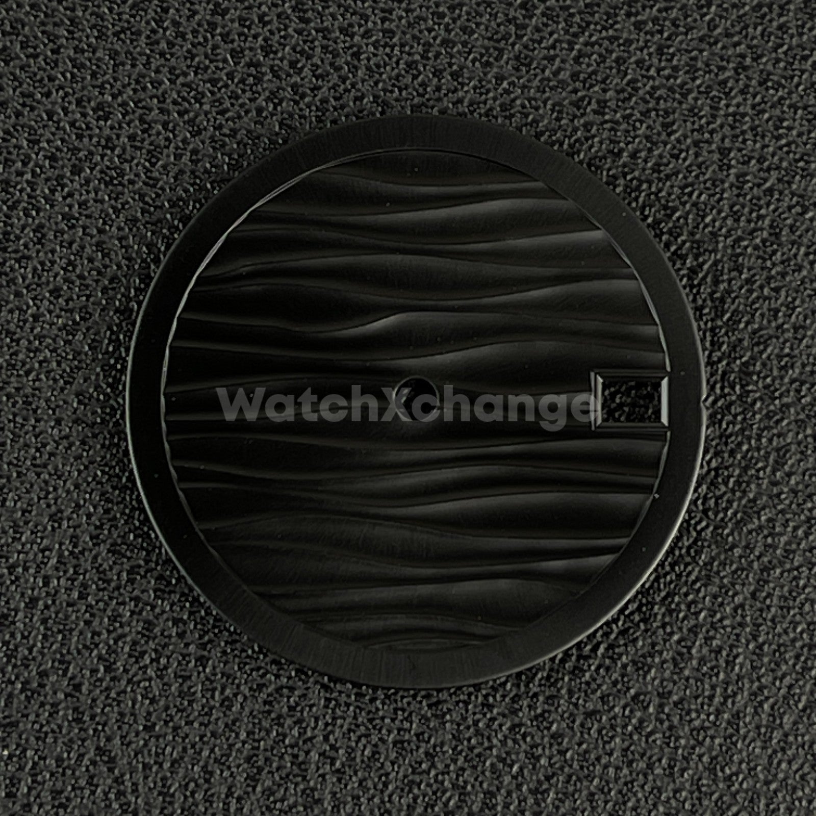 28.5mm Black Wave Texture Watch Dial Face for SEIKO NH35 NH36 Movements Parts