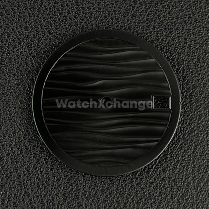 28.5mm Black Wave Texture Watch Dial Face for SEIKO NH35 NH36 Movements Parts