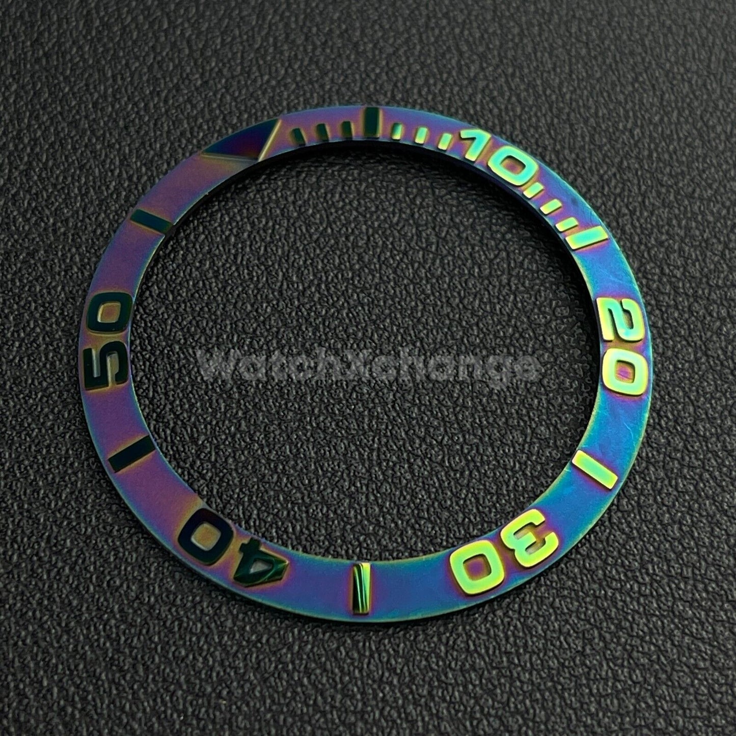 38mm Ceramic Bezel Insert Aurora Rainbow For Rolex Seiko SKX SRPD