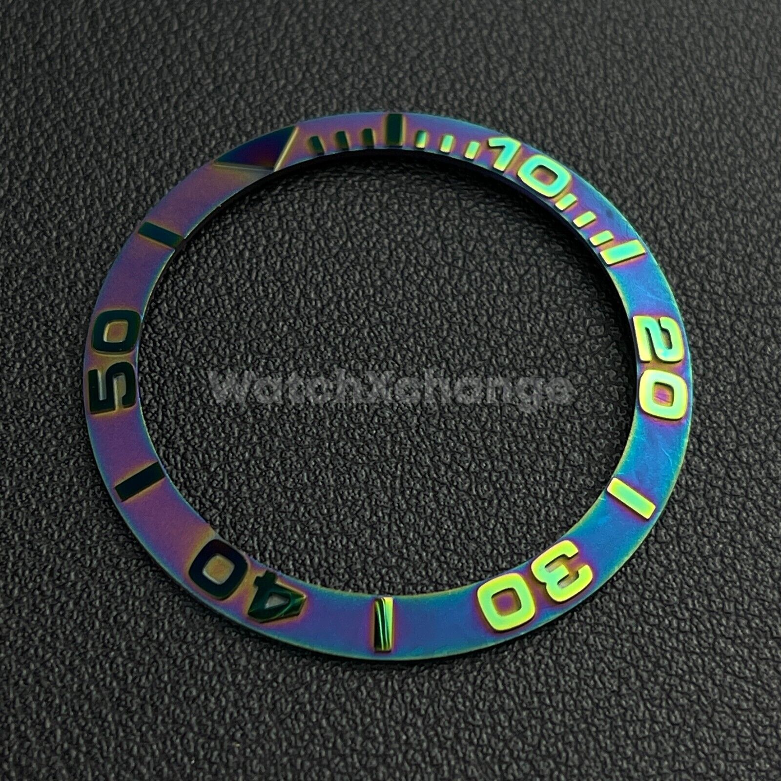 38mm Ceramic Bezel Insert Aurora Rainbow For Rolex Seiko SKX SRPD
