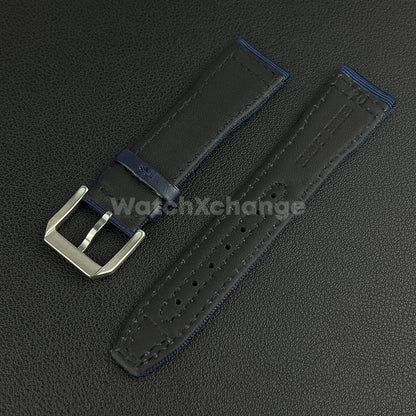 Blue Nylon Canvas Watch Strap for 20mm 21mm 22mm IWC Pilot Waterproof Sport Band