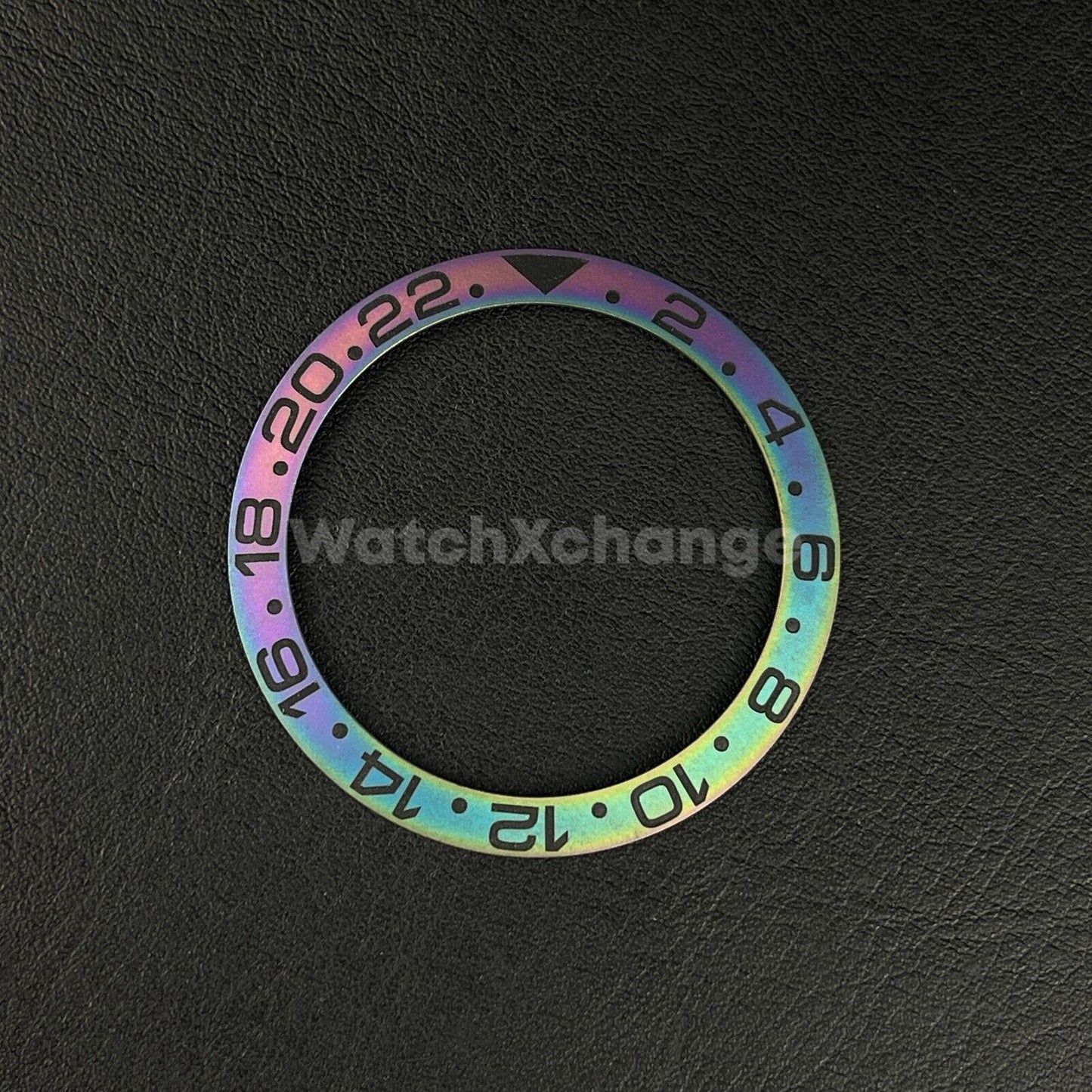 38mm Aluminium Bezel insert Aurora Rainbow & Black For Rolex Seiko SKX SRPD