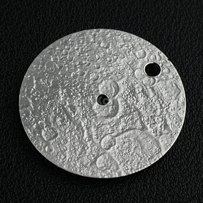 28.5mm Silver Moon Texture Watch Dial for SEIKO NH35 NH36 Movement