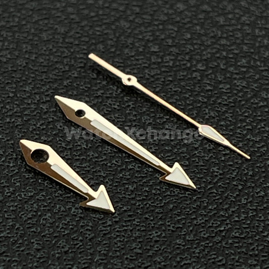 Rose Gold & White Arrow Watch Hands For Seiko NH34 NH35 4R35 NH36 4R36 7S36