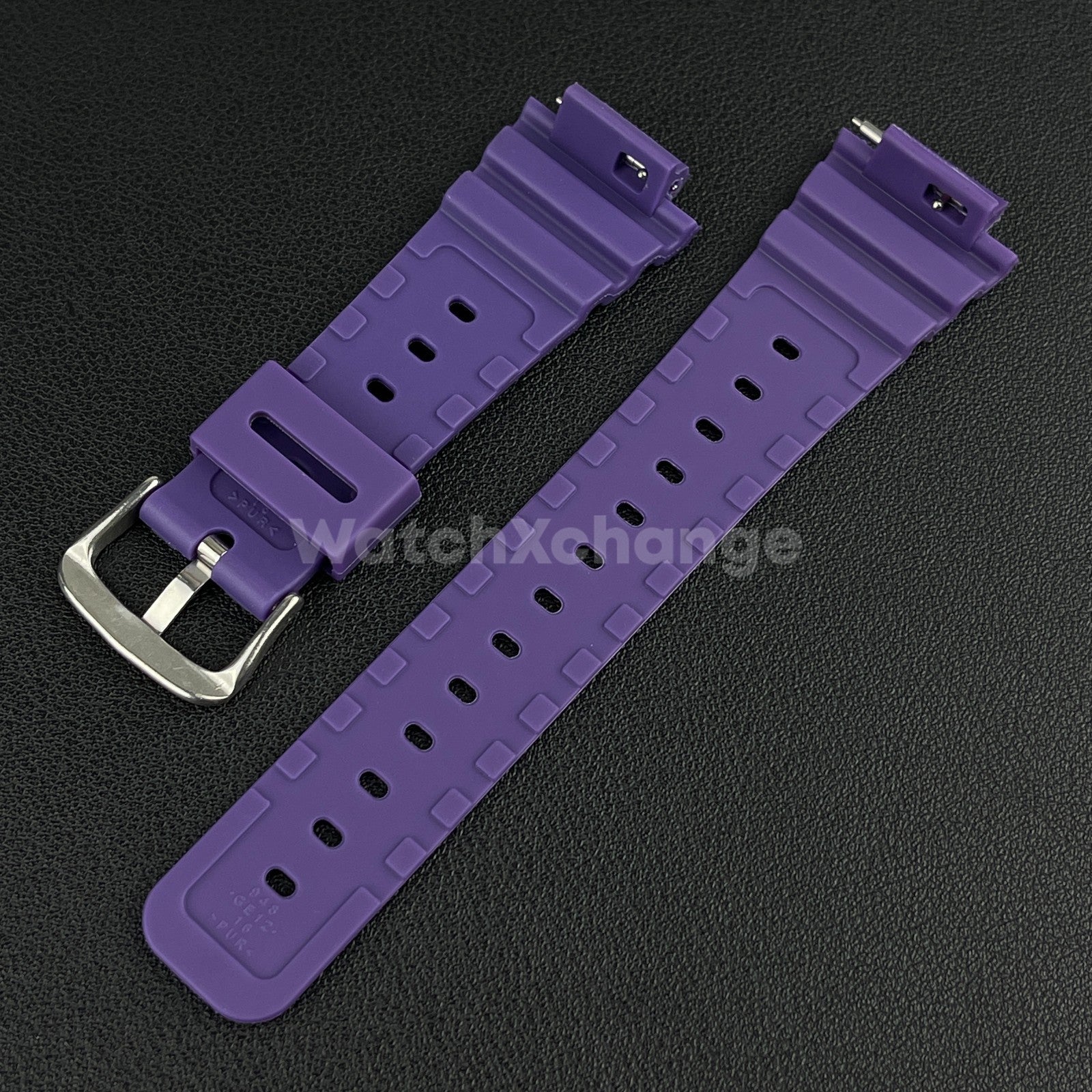 Purple Watch Strap For G-SHOCK Replacement Rubber Band CASIO GA2100 GA2110 16mm