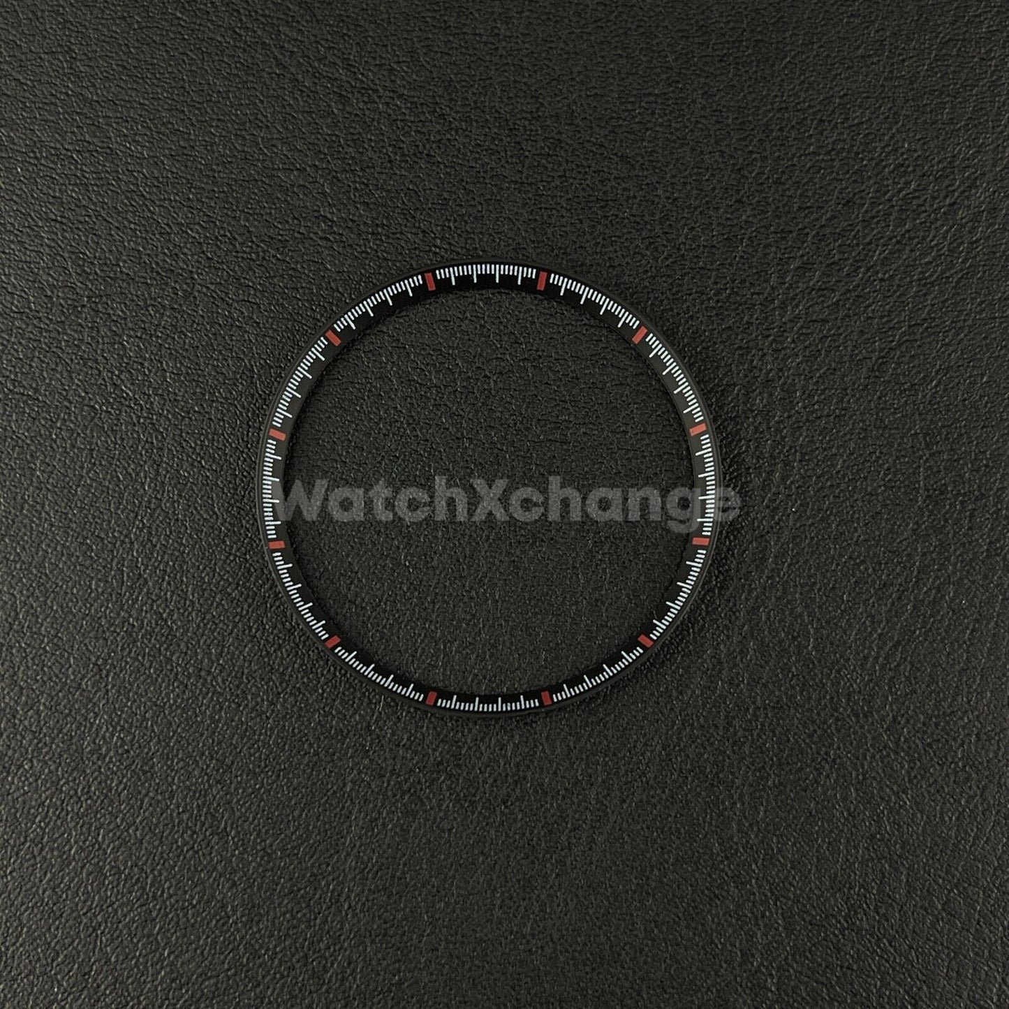 Black & Red Chapter Ring for Seiko SKX007 SRPD & Mod Watches 30.5mm NH36 NH35