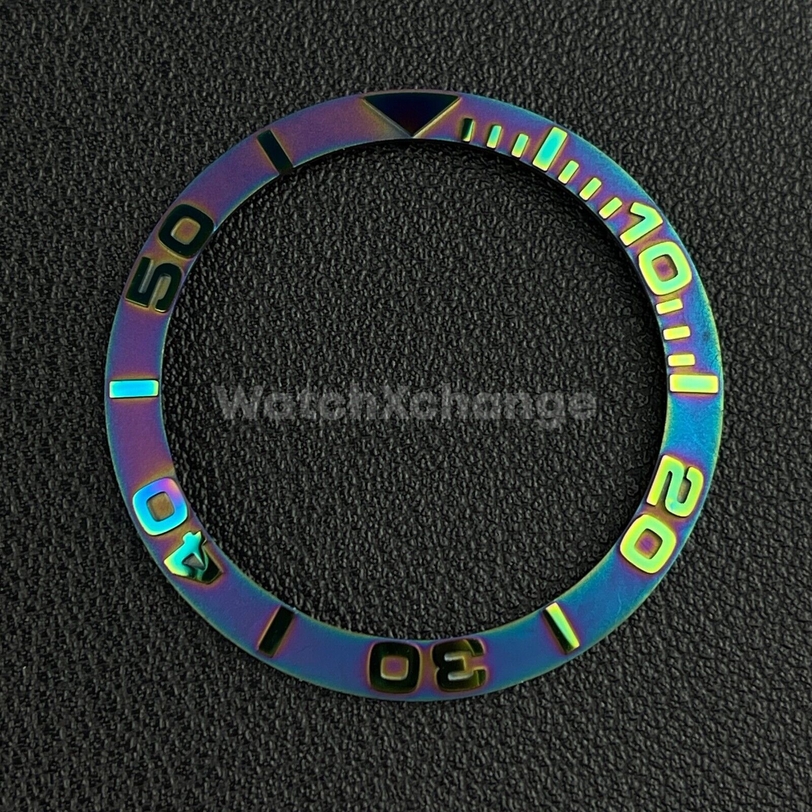 38mm Ceramic Bezel Insert Aurora Rainbow For Rolex Seiko SKX SRPD