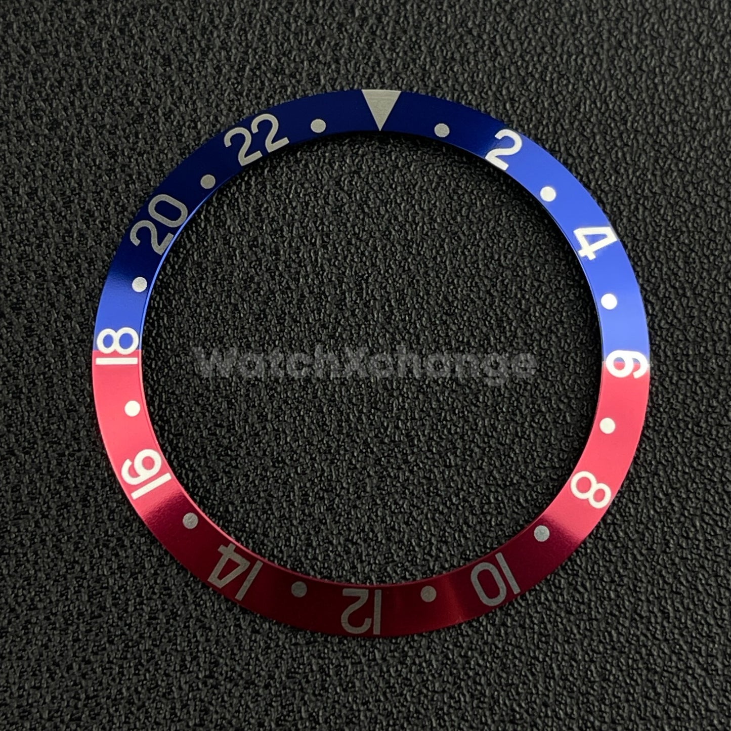 Blue & Red 37.5mm Aluminium Watch Bezel Insert for Rolex 16610 Seiko
